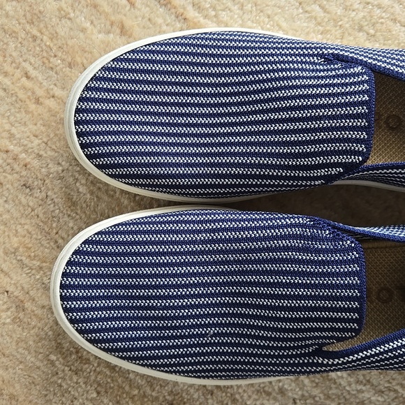 Rothy's Original Slip On Sneaker - Riviera Pinstripe - Picture 6 of 8